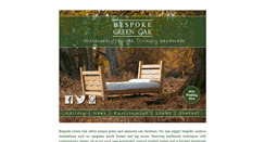 Desktop Screenshot of bespokegreenoak.co.uk